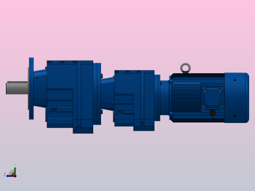 RF47R37法兰轴伸式组合型斜齿轮减速机RF47R37-Y0.18-4P-63-M1-0°-Φ160右视缩略图