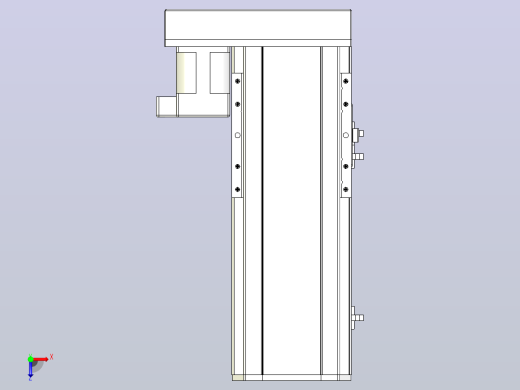 MTH14标准螺杆滑台[MTH14-L#-150-BL-P20-C3]俯视缩略图