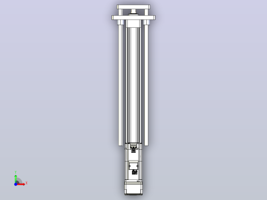 轻载电动缸TPA-ESR40-1210C-L400-MR-QDX-W-P40-C3前视缩略图