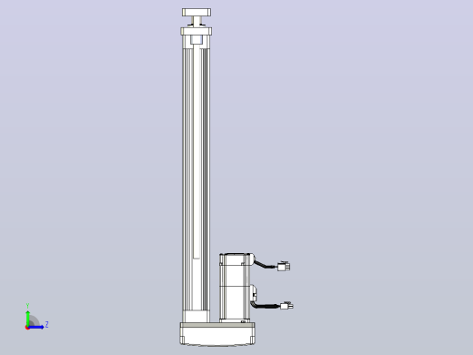 轻载电动缸TPA-ESR40-1210C-L400-MR-QDX-W-P40-C3左视缩略图