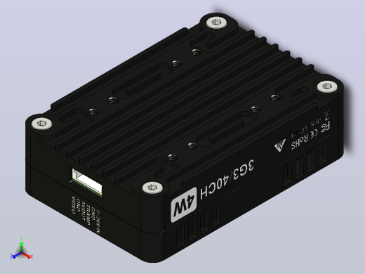 Foxeer Reaper Extreme 3.3G 4W 16通道 vtx正等轴测缩略图