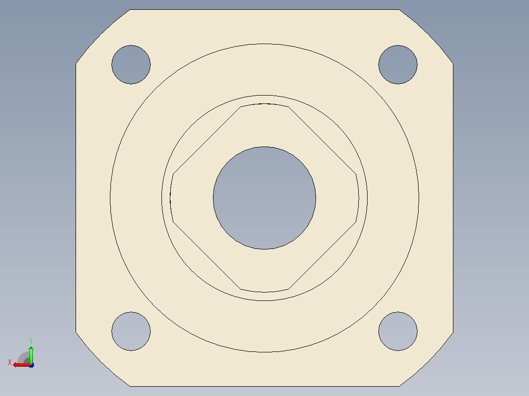 轴承FK系列-SolidWorks多功能一体机后视图
