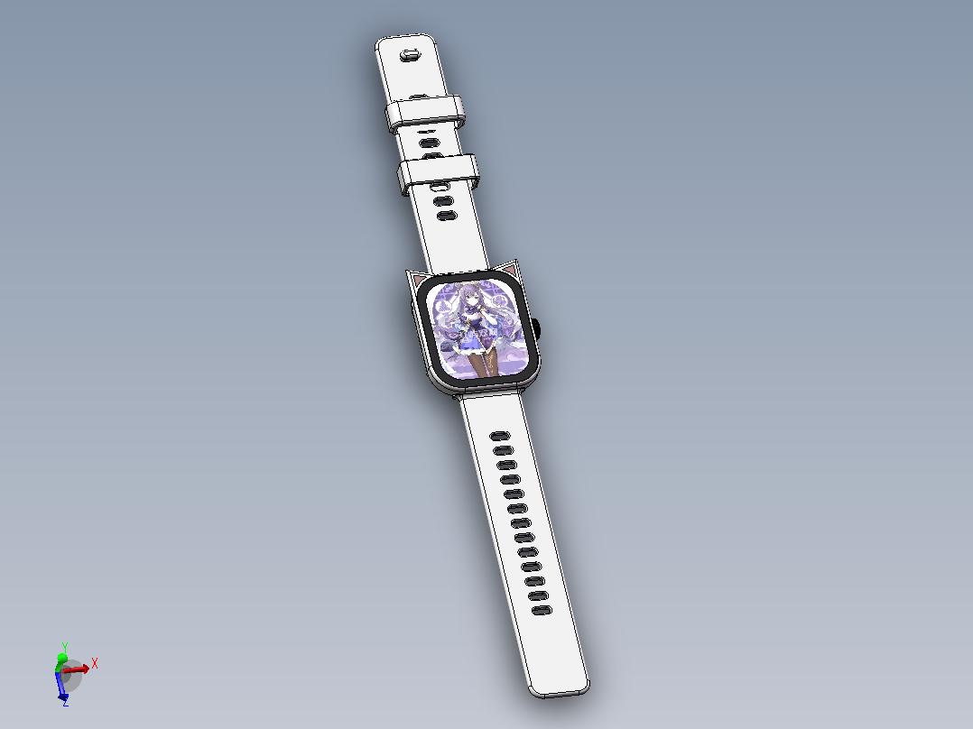 红米watch4智能手环主视图