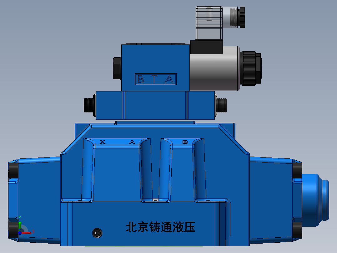 H-3WEH25-S 电液换向阀前视图