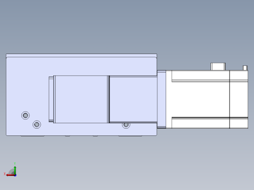 直线模组DMBF170-LTCR（左折直连带电机座）[DMBF170-L45S500-DT750-A2U-LTCR]后视缩略图