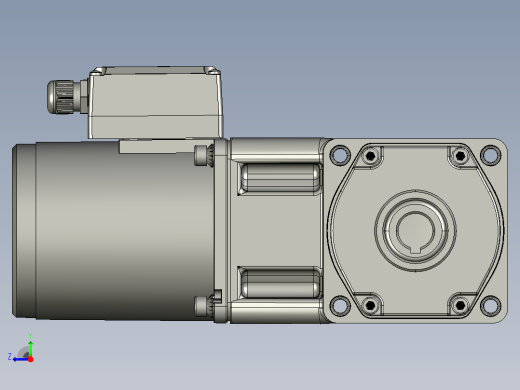 交流减速机5TK20GU-CT(5GU3RC-180RC)新右视缩略图