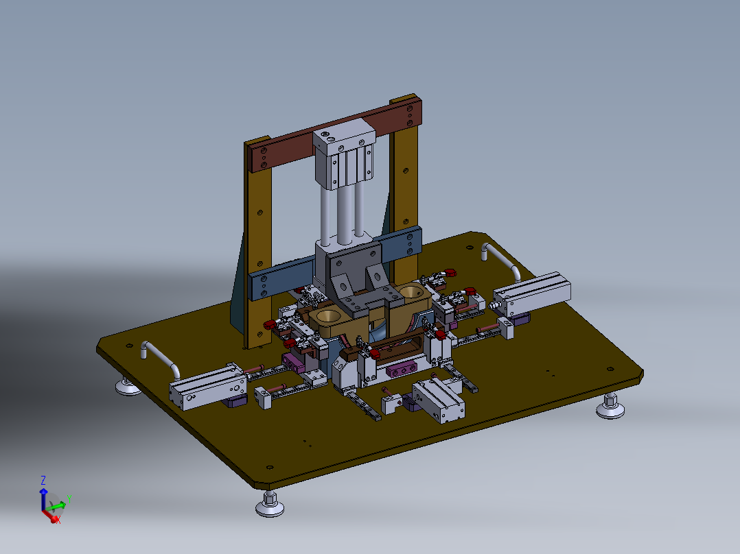 压合成型仿形治具 sw17