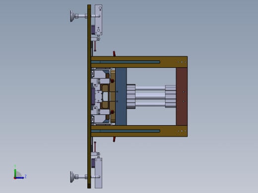 压合成型仿形治具 sw17左视缩略图