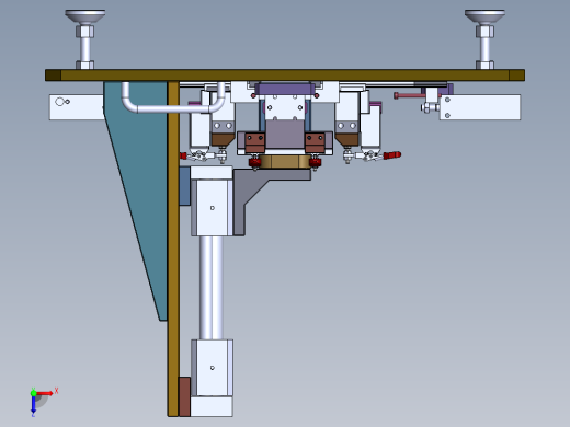 压合成型仿形治具 sw17俯视缩略图