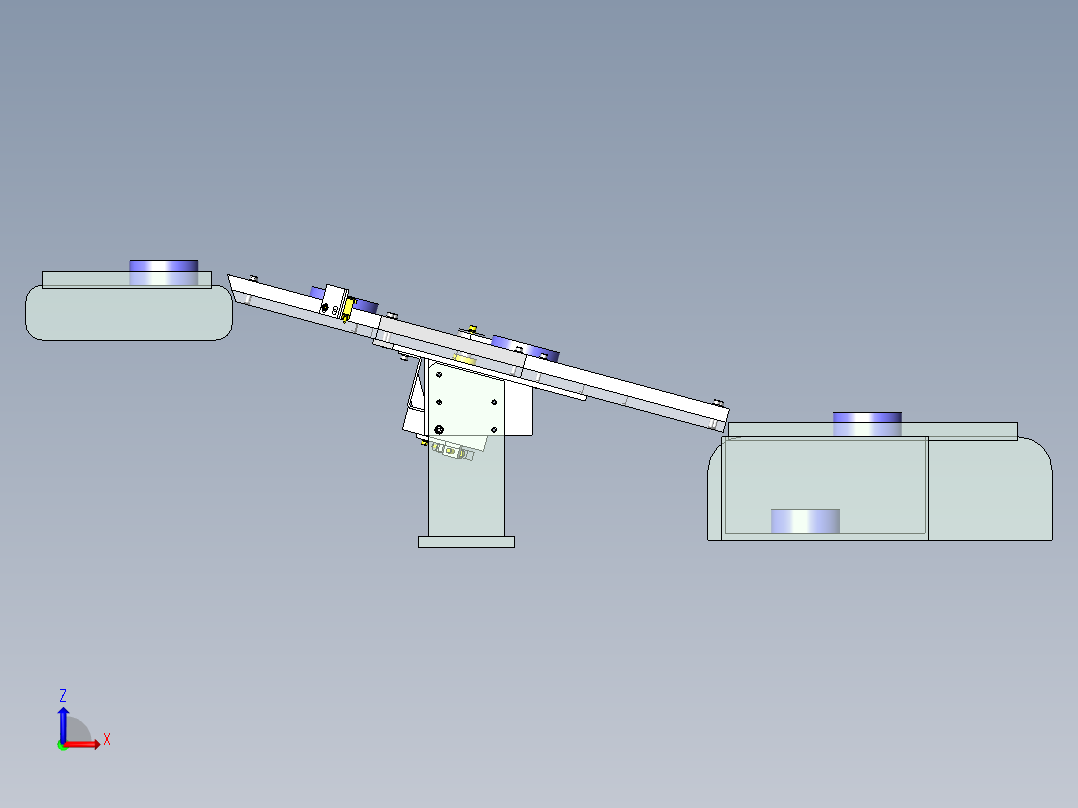 不合格品排出机构左视图