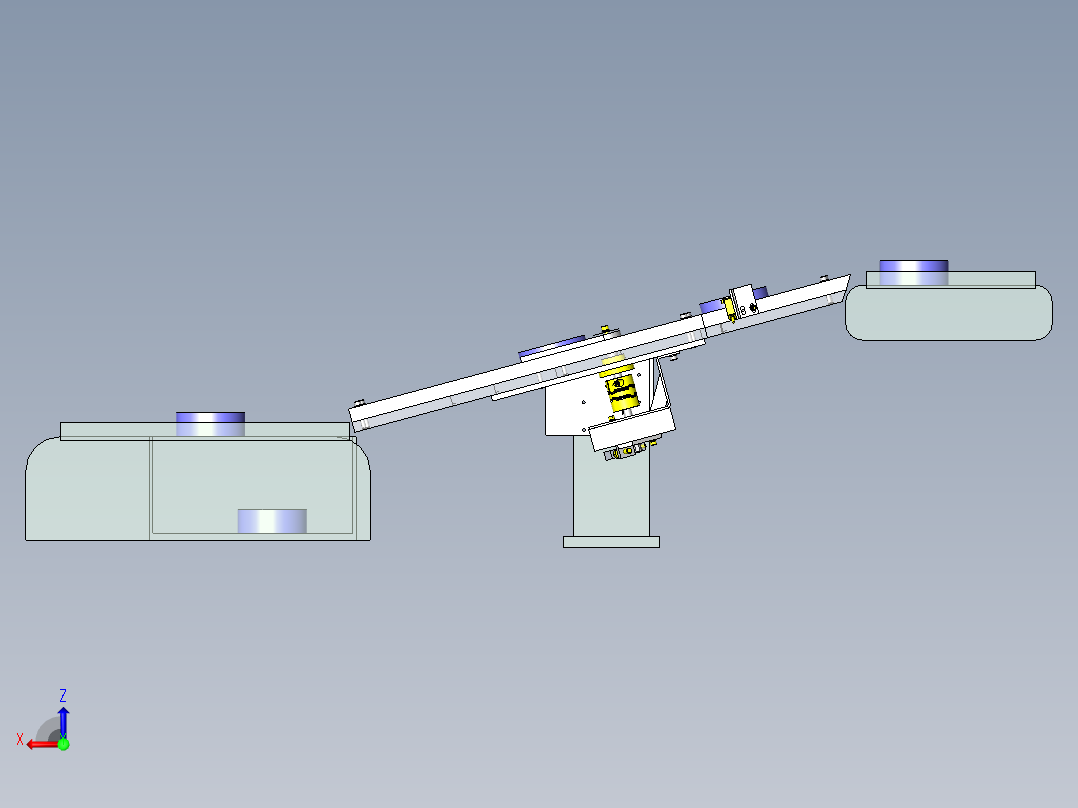 不合格品排出机构右视图