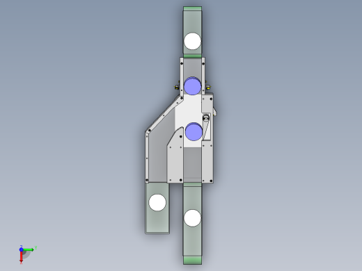 不合格品排出机构俯视缩略图