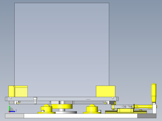 直线运动操作型旋转组件左视缩略图