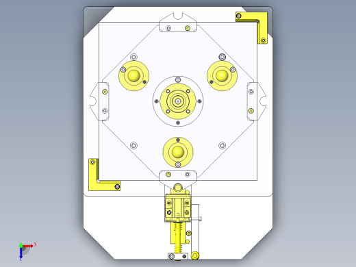 直线运动操作型旋转组件俯视缩略图