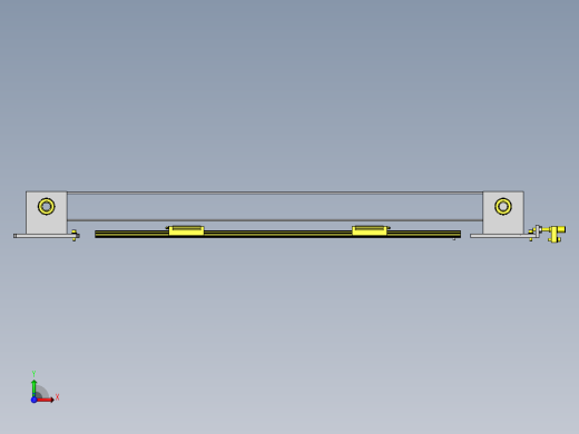 重型工件的横移机构前视缩略图