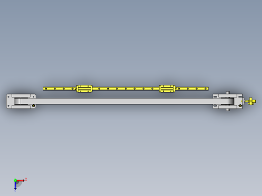 重型工件的横移机构俯视缩略图