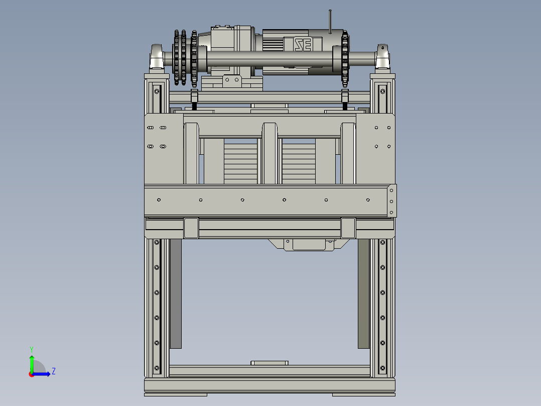 电动升降机左视图