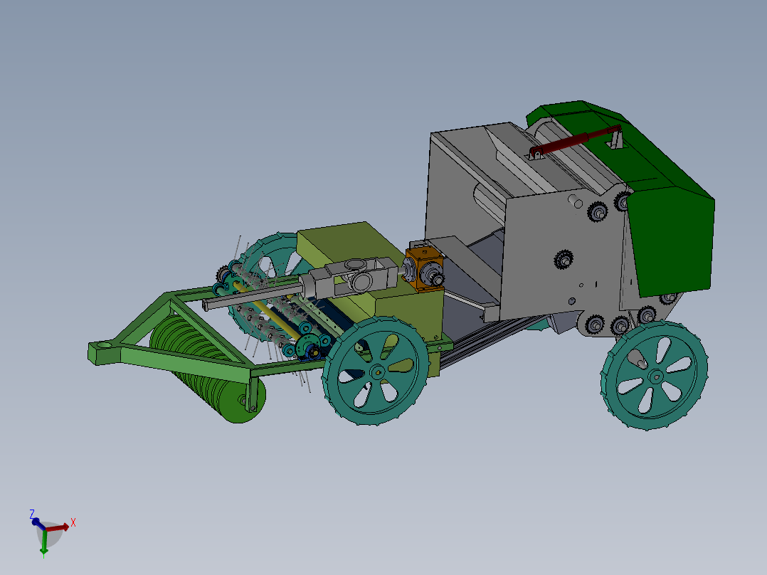 残膜回收与打捆机械