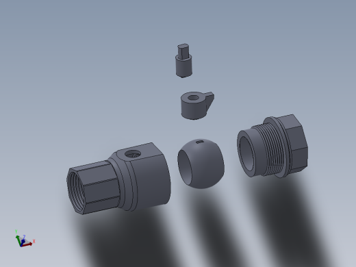 煤气表管道用球阀