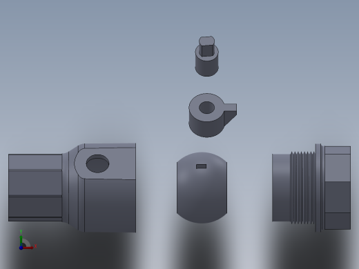 煤气表管道用球阀前视缩略图