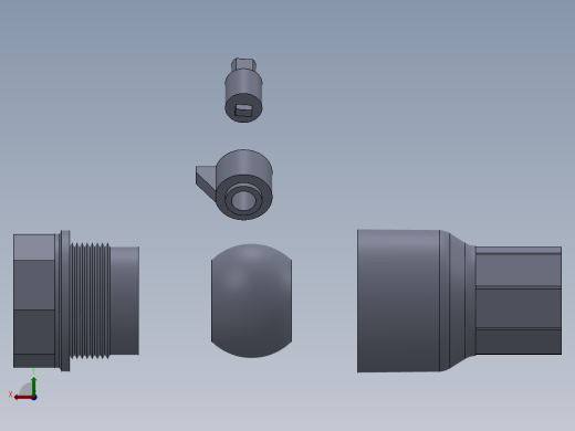 煤气表管道用球阀后视缩略图