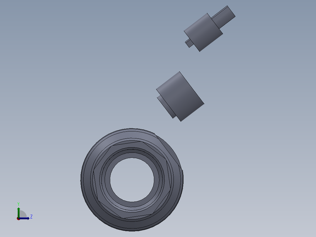 煤气表管道用球阀左视图