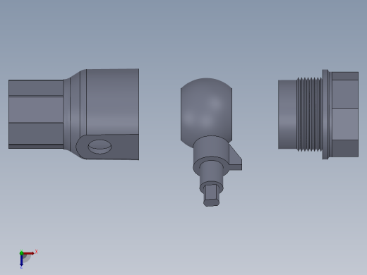 煤气表管道用球阀俯视缩略图