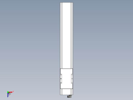 Toyo东佑达直线模组-ECH10-500輔助軸俯视缩略图