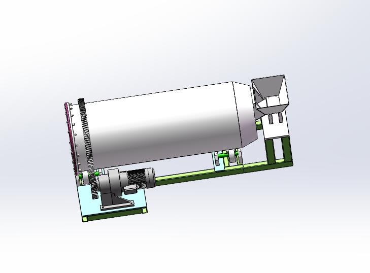 Q193-大豆滚筒清选机传动结构设计【三维SolidWorks】