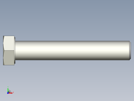 螺钉-DIN_931-M20x2.5x120_30.stp前视缩略图