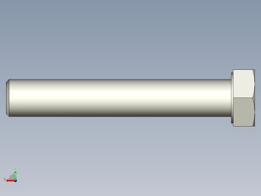 螺钉-DIN_931-M20x2.5x120_30.stp后视缩略图