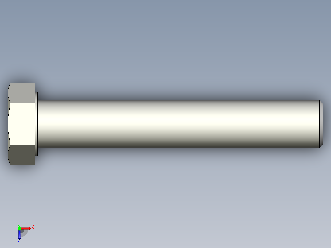 螺钉-DIN_931-M20x2.5x120_30.stp俯视图