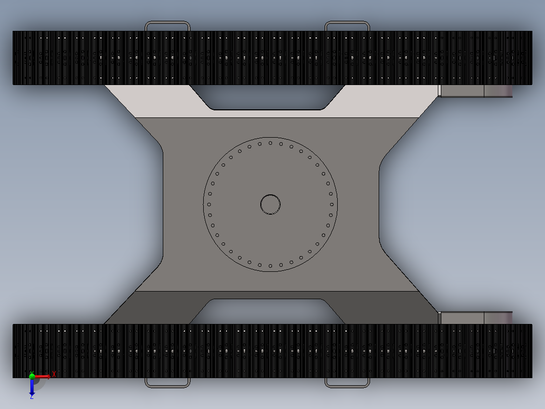 15吨履带底盘==200246==25俯视图