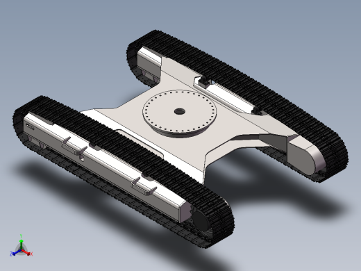 15吨履带底盘==200246==25正等轴测缩略图