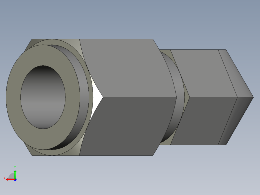 卡套式工业通用硬管接头6_vbu-s后视缩略图
