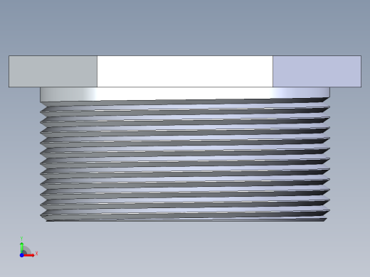 聚氯乙烯配件22-Sch80_Plug_MPT_850-030_3in前视缩略图