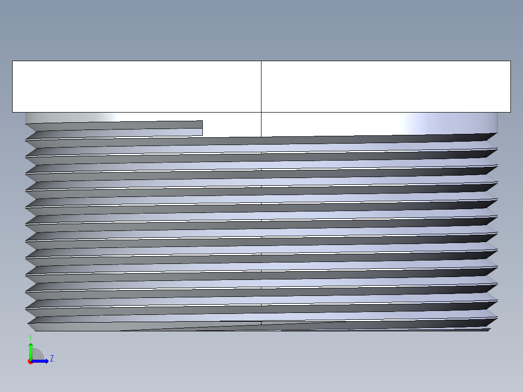 聚氯乙烯配件22-Sch80_Plug_MPT_850-030_3in左视图