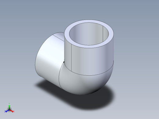 聚氯乙烯配件05-Sch80_90Elbow_SxS_806-012 _1.25in