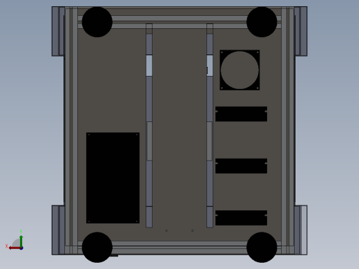 双排镭雕机总装图后视缩略图