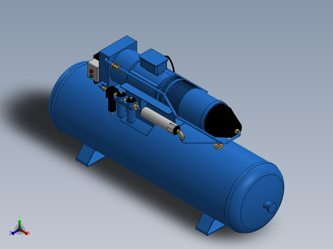 旋片式空气压缩机--stp sw