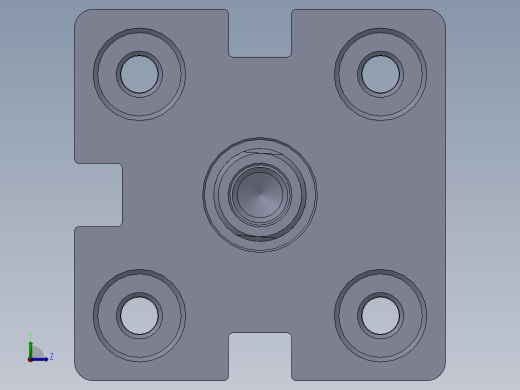 气缸ACE25X25S左视缩略图