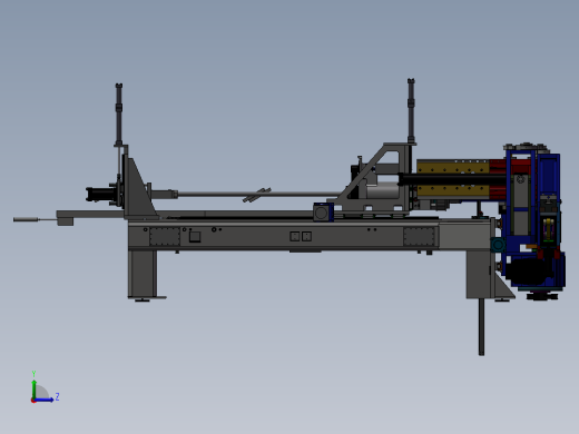 自动化数控折弯机左视缩略图