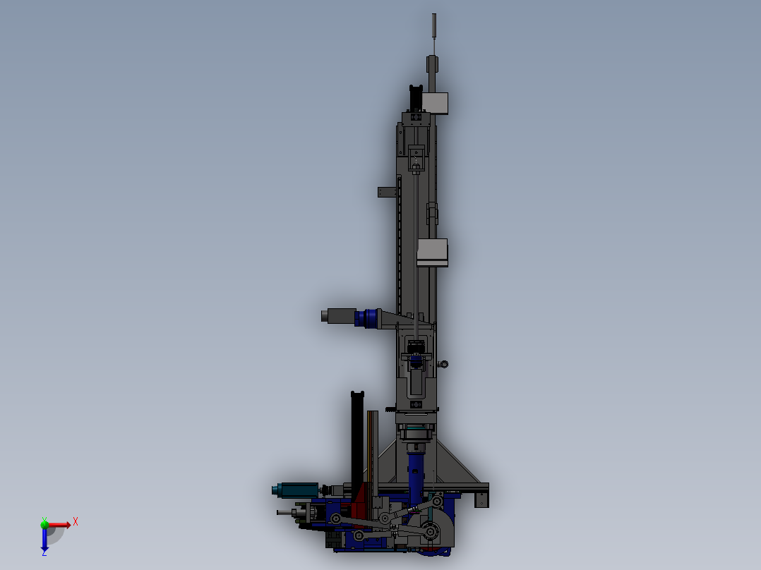 自动化数控折弯机俯视图