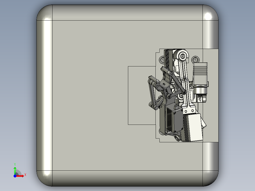 电子机械臂前视图