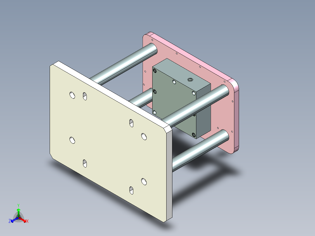 MCLG-C-笔记本CNC工装夹具三维模型cnc4_2asm_0123正等轴测图