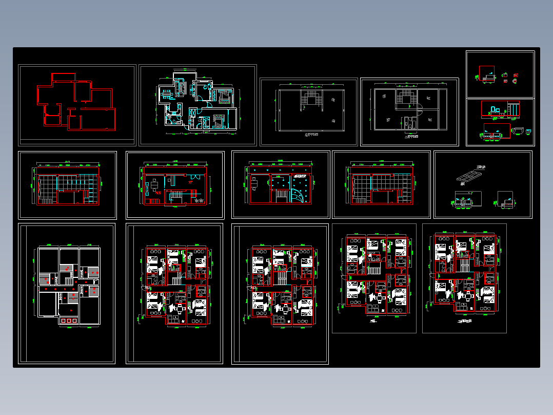 标准住宅套房方案图