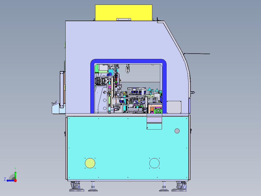 半自动FOG液晶面板制程设备sw18可编辑右视图