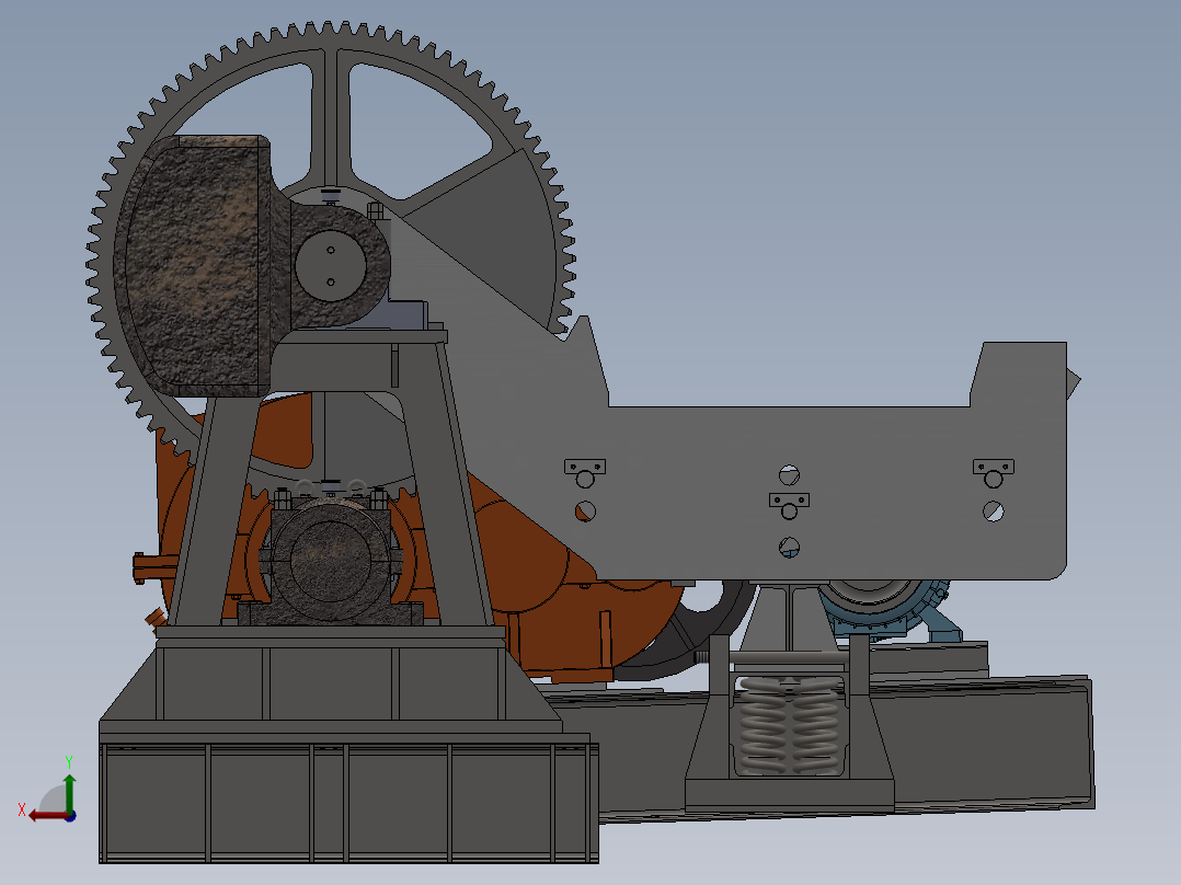 液压脱模机sw16可编辑后视图