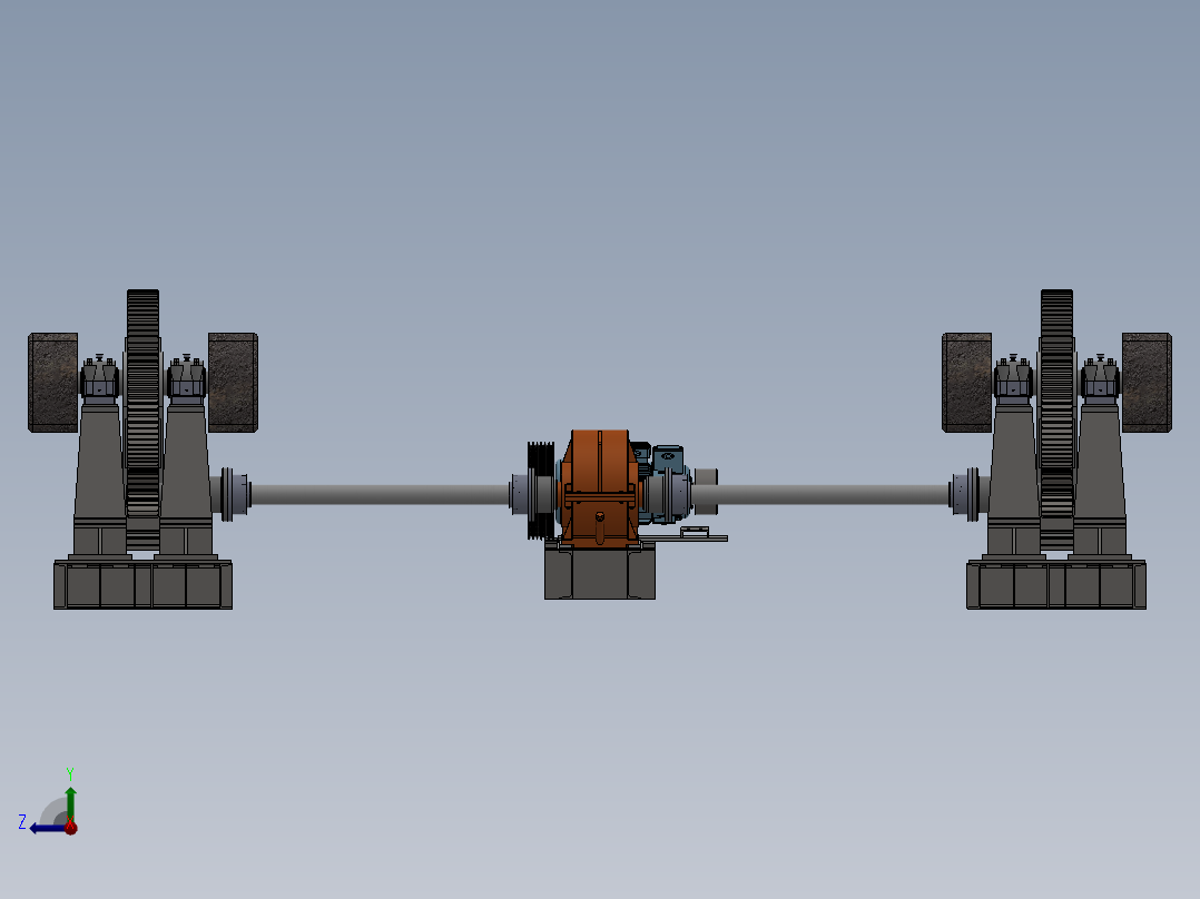 液压脱模机sw16可编辑右视图