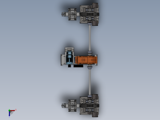 液压脱模机sw16可编辑俯视缩略图